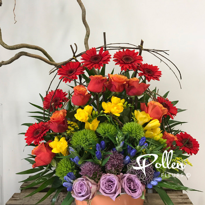 Bouquet de fleurs éternelles Camila - Fleuriste en Ligne